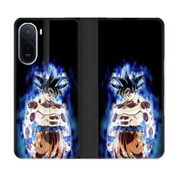 Housse Cuir Portefeuille Pour Xiaomi Redmi A7 Pro Manga Dragon Ball Sangoku Noir