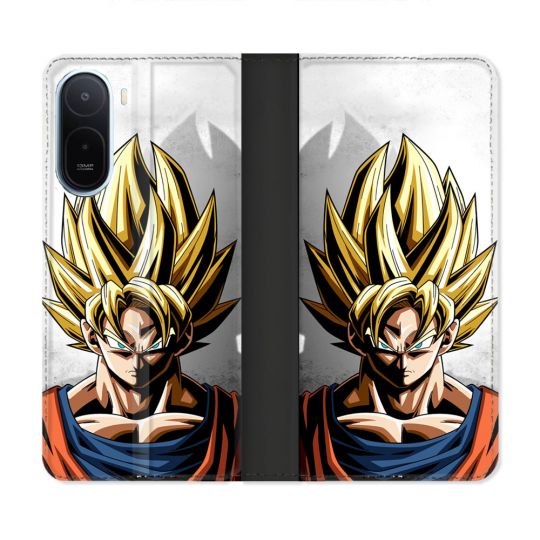 Housse Cuir Portefeuille Pour Xiaomi Redmi A7 Pro Manga Dragon Ball Sangoku Portrait