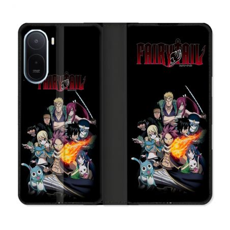 Housse Cuir Portefeuille Pour Xiaomi Redmi A7 Pro Manga Fairy Tail Logo Team
