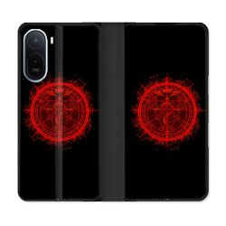 Housse Cuir Portefeuille Pour Xiaomi Redmi A7 Pro Manga Fullmetal Alchemist Logo