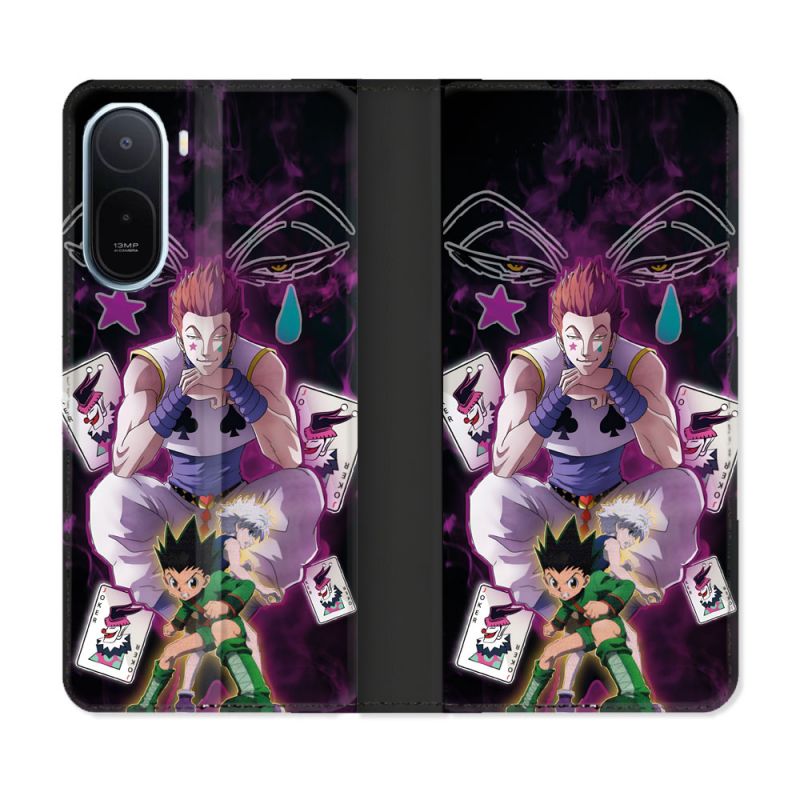 Housse Cuir Portefeuille Pour Xiaomi Redmi A7 Pro Manga Hunter X Hunter Hisoka