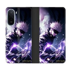 Housse Cuir Portefeuille Pour Xiaomi Redmi A7 Pro Manga Jujutsu Kaisen Gojo Saturo