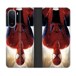 Housse Cuir Portefeuille Pour Xiaomi Redmi A7 Pro Spiderman Invers