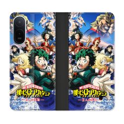 Housse Cuir Portefeuille Pour Xiaomi Redmi A7 Pro Manga My Hero Academia Affiche