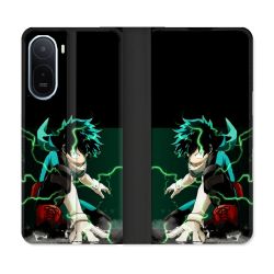 Housse Cuir Portefeuille Pour Xiaomi Redmi A7 Pro Manga My Hero Academia Deku