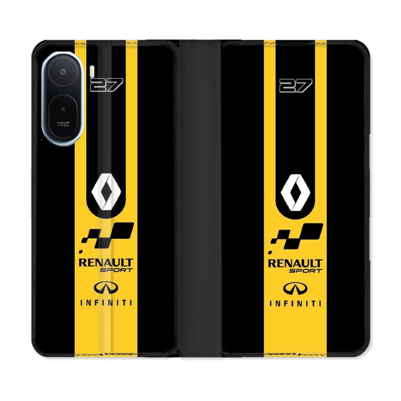 Housse Cuir Portefeuille Pour Xiaomi Redmi A7 Pro Renault