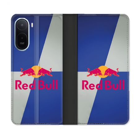 Housse Cuir Portefeuille Pour Xiaomi Redmi A7 Pro Red Bull Classique