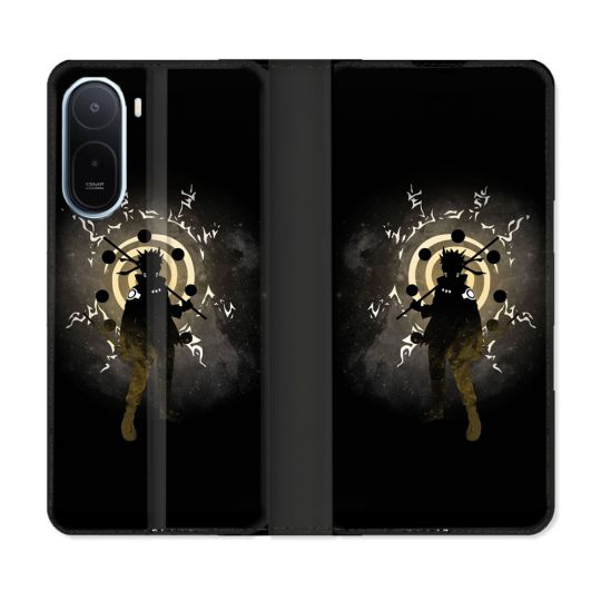 Housse Cuir Portefeuille Pour Xiaomi Redmi A7 Pro Manga Naruto Sage
