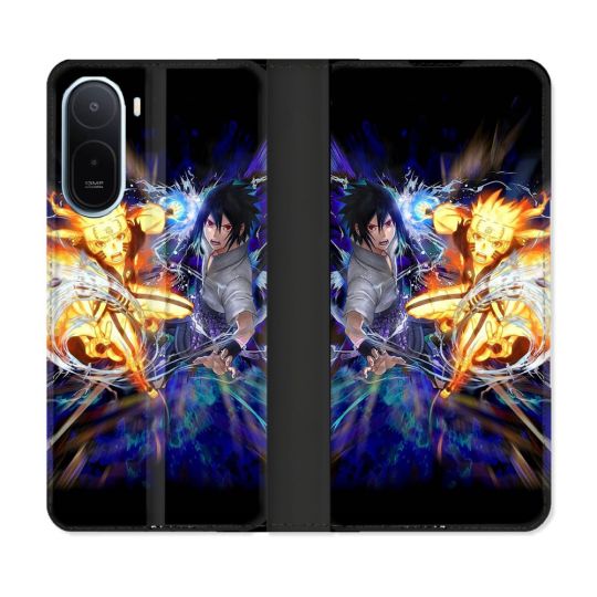 Housse Cuir Portefeuille Pour Xiaomi Redmi A7 Pro Manga Naruto VS