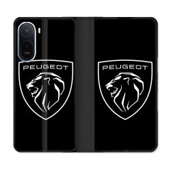 Housse Cuir Portefeuille Pour Xiaomi Redmi A7 Pro Peugeot