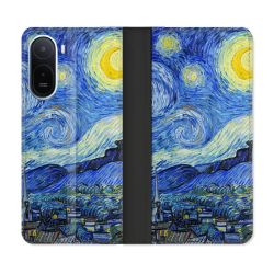 Housse Cuir Portefeuille Pour Xiaomi Redmi A7 Pro Peinture La nuit étoilée