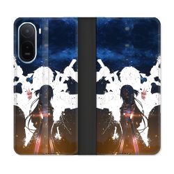 Housse Cuir Portefeuille Pour Xiaomi Redmi A7 Pro Manga SAO sword Art Online Asuna