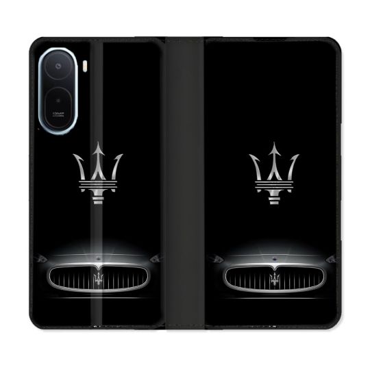 Housse Cuir Portefeuille Pour Xiaomi Redmi A7 Pro Maserati