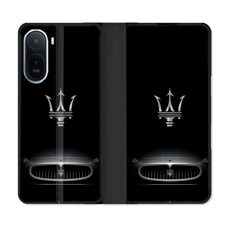 Housse Cuir Portefeuille Pour Xiaomi Redmi A7 Pro Maserati