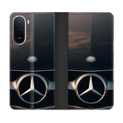 Housse Cuir Portefeuille Pour Xiaomi Redmi A7 Pro Mercedes Calendre