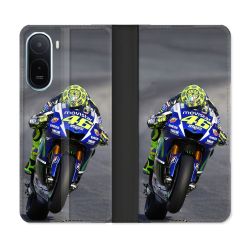 Housse Cuir Portefeuille Pour Xiaomi Redmi A7 Pro Moto Course GP Wheeling 46