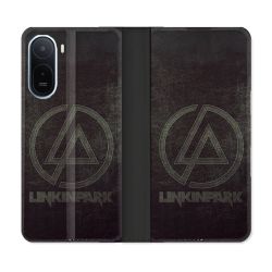 Housse Cuir Portefeuille Pour Xiaomi Redmi A7 Pro Musique Rock Linkin Park