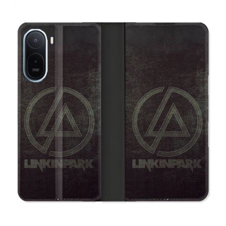 Housse Cuir Portefeuille Pour Xiaomi Redmi A7 Pro Musique Rock Linkin Park