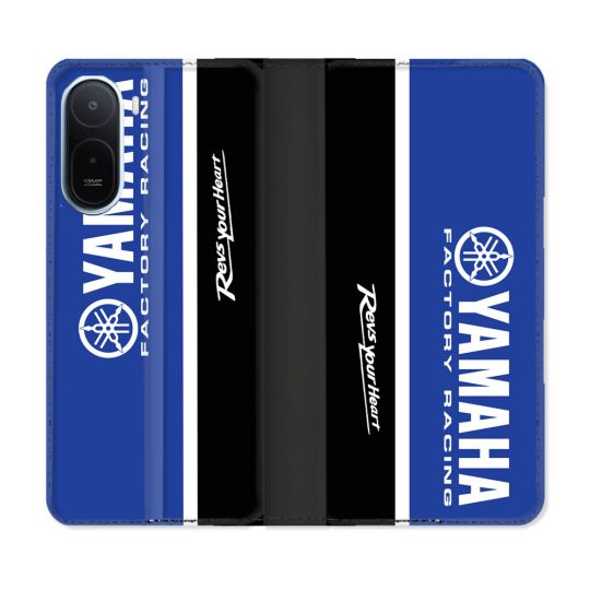 Housse Cuir Portefeuille Pour Xiaomi Redmi A7 Pro Moto Yamaha
