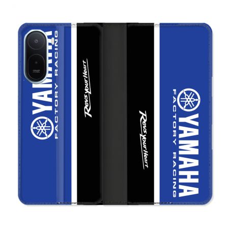 Housse Cuir Portefeuille Pour Xiaomi Redmi A7 Pro Moto Yamaha