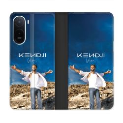 Housse Cuir Portefeuille Pour Xiaomi Redmi A7 Pro Musique Kendji
