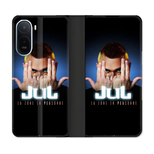 Housse Cuir Portefeuille Pour Xiaomi Redmi A7 Pro Musique Jul Signe