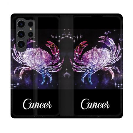 Coque Renforcée Pour Samsung Galaxy S23 Ultra Signe Zodiaque 2 Cancer