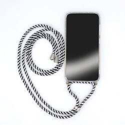 Coque Pour Honor 600 Smart 5G avec Lanière Cordon Rayé