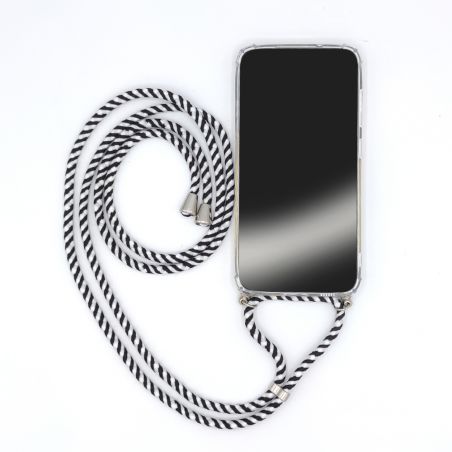 Coque Pour Honor 600 Smart 5G avec Lanière Cordon Rayé