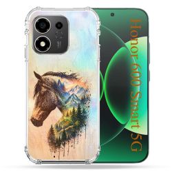 Coque Renforcée Pour Honor 600 Smart 5G Animal Cheval Montagne