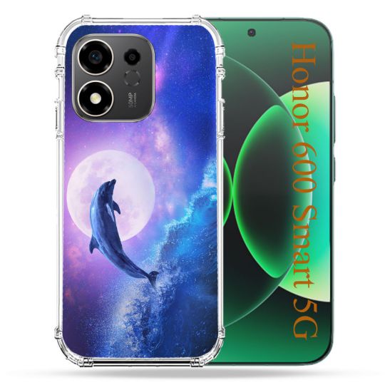 Coque Renforcée Pour Honor 600 Smart 5G Animal Dauphin Vague