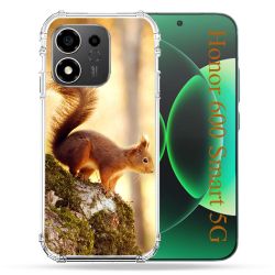 Coque Renforcée Pour Honor 600 Smart 5G Animal Ecureuil Bois