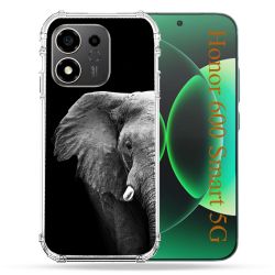 Coque Renforcée Pour Honor 600 Smart 5G Animal Elephant Noir