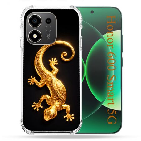 Coque Renforcée Pour Honor 600 Smart 5G Animal Lezard Noir 2026