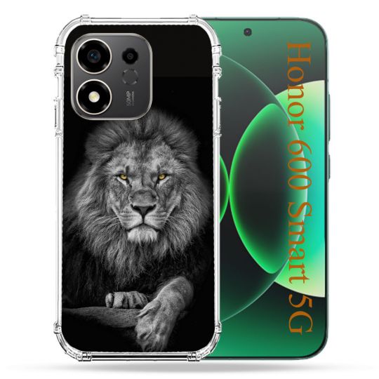 Coque Renforcée Pour Honor 600 Smart 5G Animal Lion Majestueux
