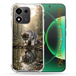 Coque Renforcée Pour Honor 600 Smart 5G Animal Loup Reflet