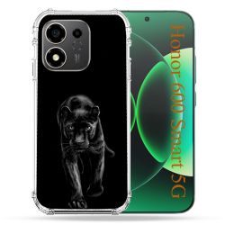 Coque Renforcée Pour Honor 600 Smart 5G Animal Panthère Noire