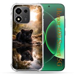 Coque Renforcée Pour Honor 600 Smart 5G Animal Panthère Reflet