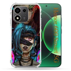 Coque Renforcée Pour Honor 600 Smart 5G Arcane Jinx Bleu