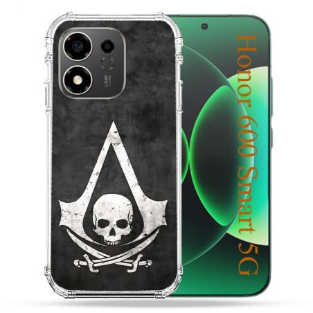 Coque Renforcée Pour Honor 600 Smart 5G Assassin Creed Tete Mort