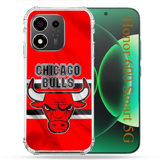 Coque Renforcée Pour Honor 600 Smart 5G Basket Chicago Bulls