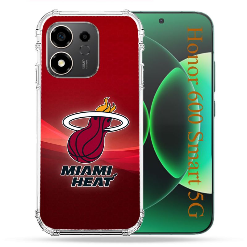 Coque Renforcée Pour Honor 600 Smart 5G Basket Miami Heat