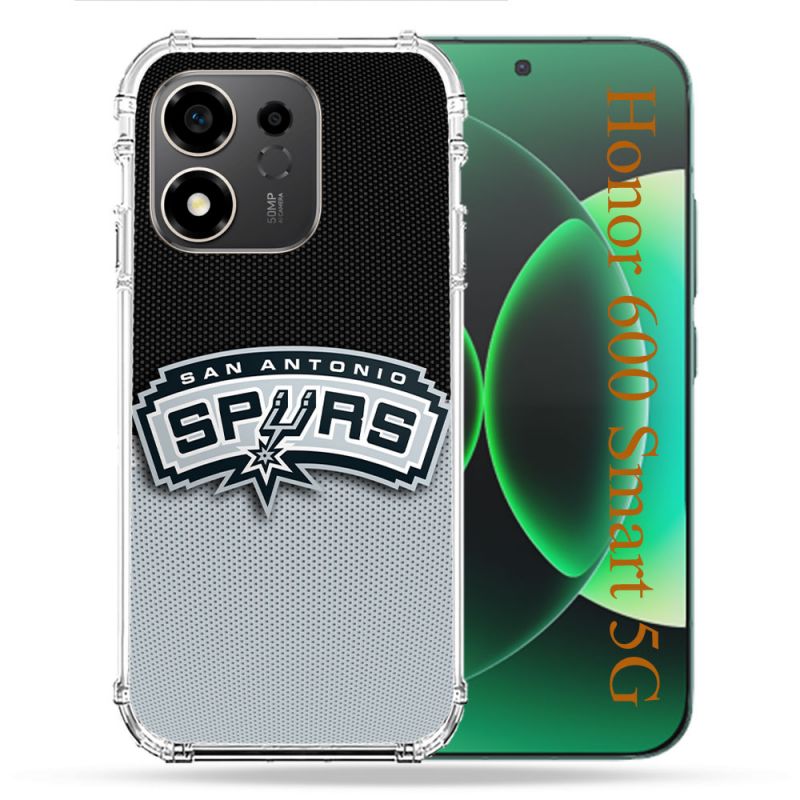 Coque Renforcée Pour Honor 600 Smart 5G Basket San Antonio Spurs