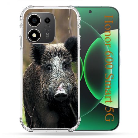 Coque Renforcée Pour Honor 600 Smart 5G Chasse Sanglier bois