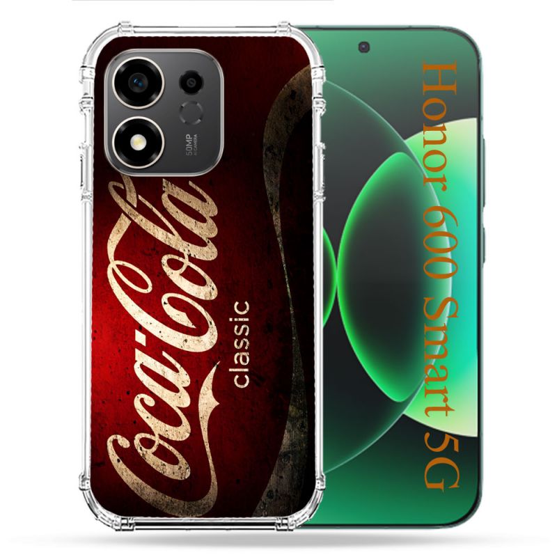 Coque Renforcée Pour Honor 600 Smart 5G Coca Cola Classique