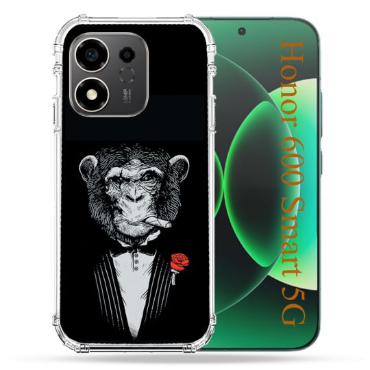 Coque Renforcée Pour Honor 600 Smart 5G Decale Singe Mafia