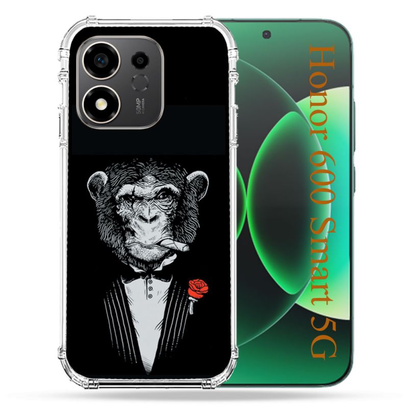 Coque Renforcée Pour Honor 600 Smart 5G Decale Singe Mafia