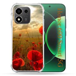 Coque Renforcée Pour Honor 600 Smart 5G Fleur Coquelicot