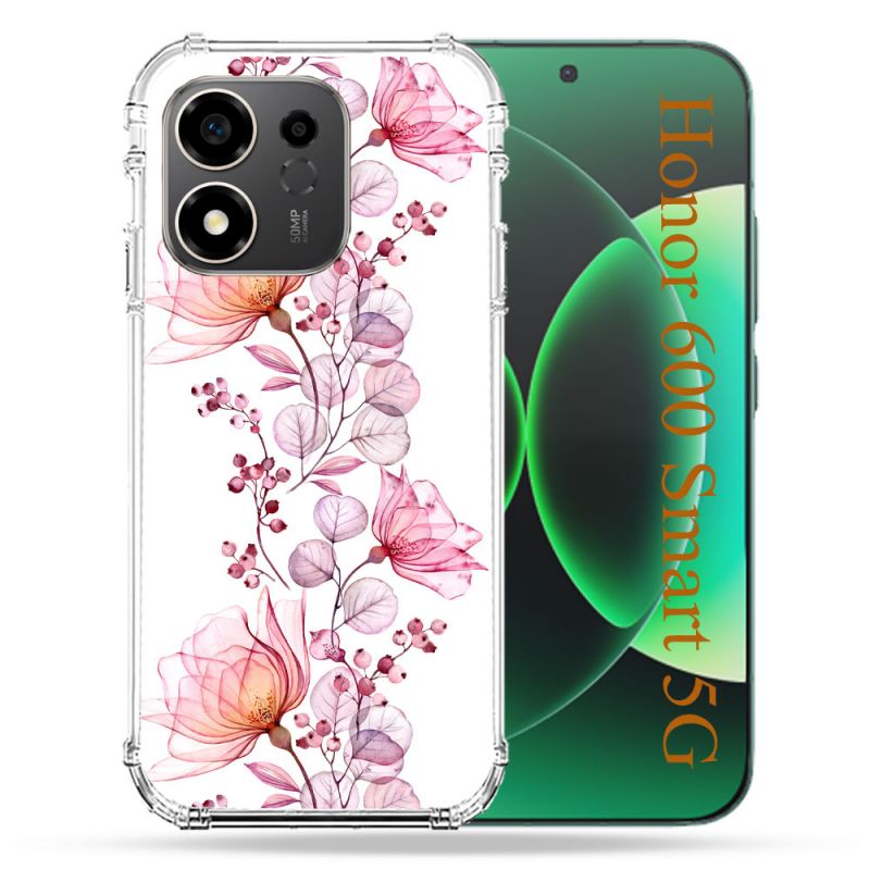 Coque Renforcée Pour Honor 600 Smart 5G Fleur Eclosion