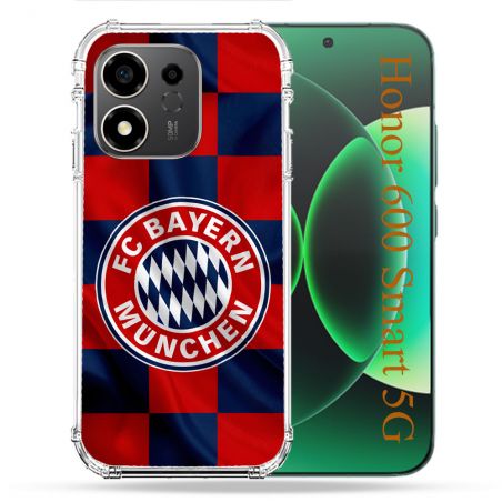 Coque Renforcée Pour Honor 600 Smart 5G Foot Bayern Munich Carreaux